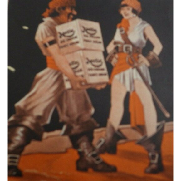 Artic Ice cream Auction Bridge Score Pad Cover Revised Count Rules Pirate Print - Picture 5 of 8